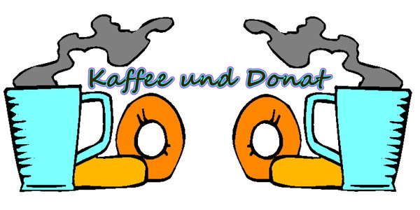 Kaffeetasse "Kaffee und Donat"