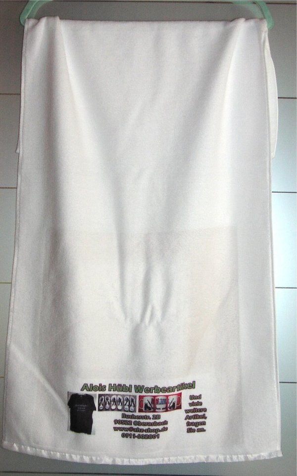 Frottee Handtuch 50x100cm mit Werbedruck